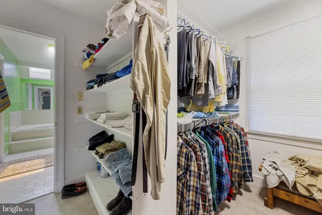 a view of a car parked on the side of the road