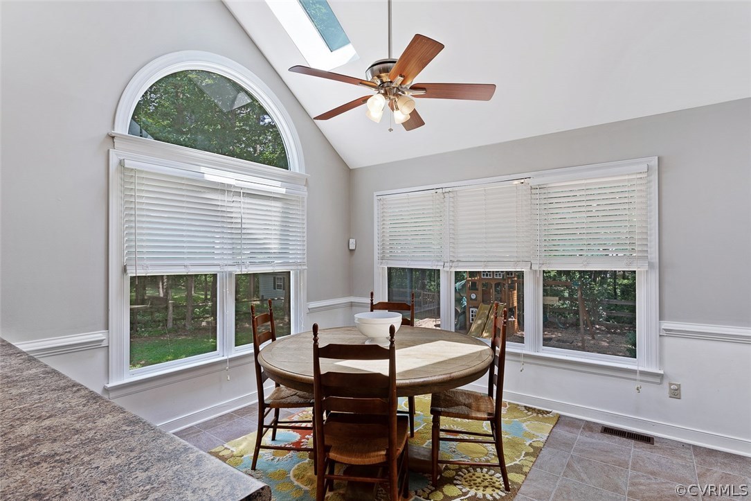 13901 Shadow Ridge Road Midlothian, VA 23112 - Photo 12 of 32 a view of a dining room with furniture window and outside view