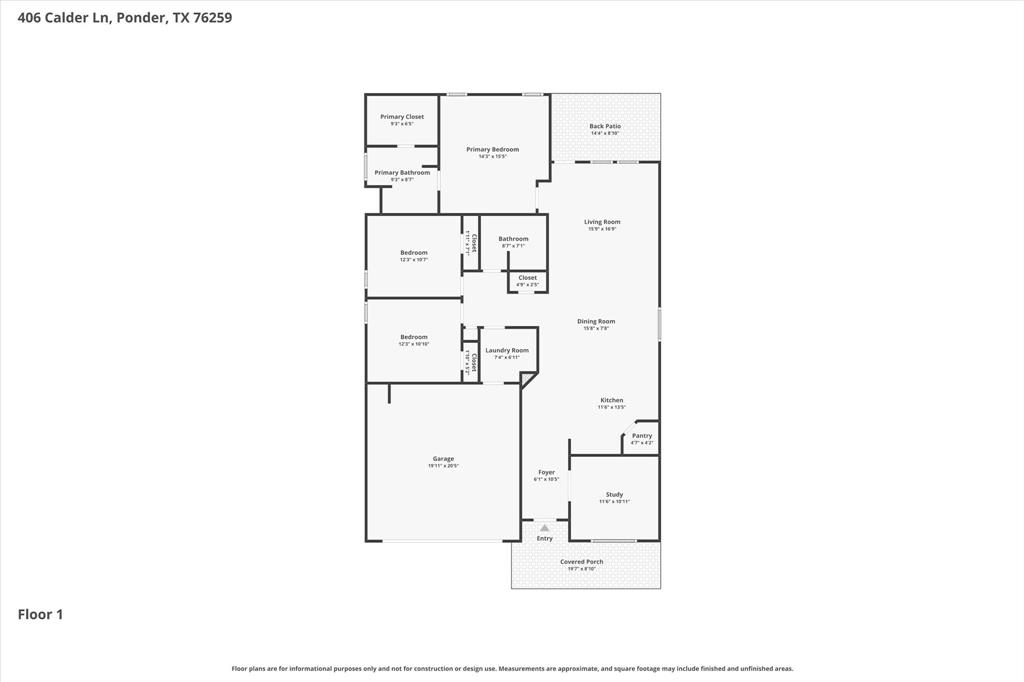 406 Calder Lane Ponder, TX 76259 - Photo 4 of 40