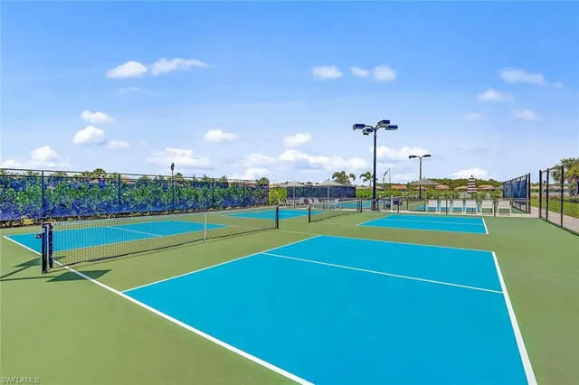 a view of a tennis court