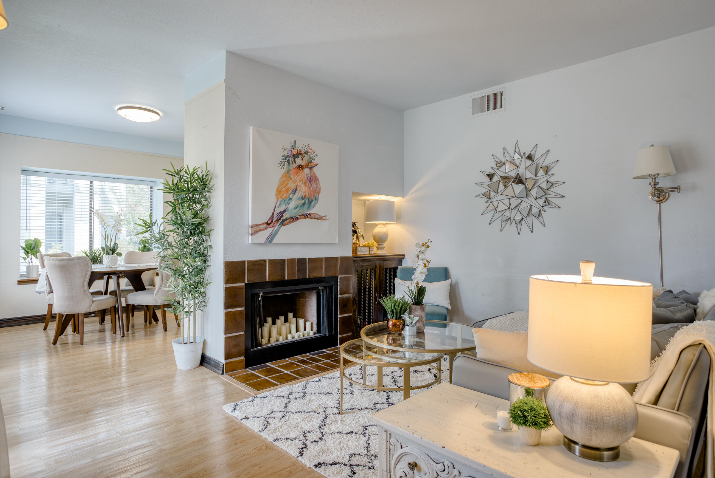 Living Room into Dining Room