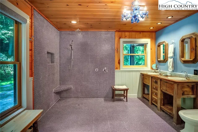 a very nice looking room with a large window