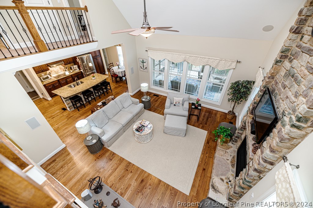 78 Spring Pond Lane Spring Lake, NC 28390 - Photo 11 of 46 an aerial view of a house with wooden floor