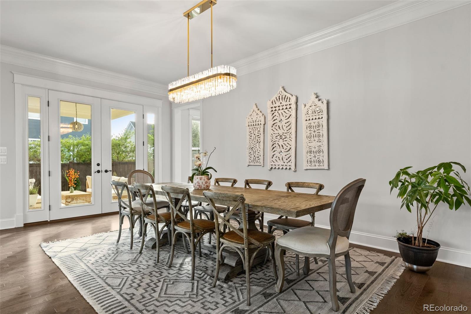 6003 Chester Way Denver, CO 80238 - Photo 8 of 43 a view of a dining room with furniture window and outside view