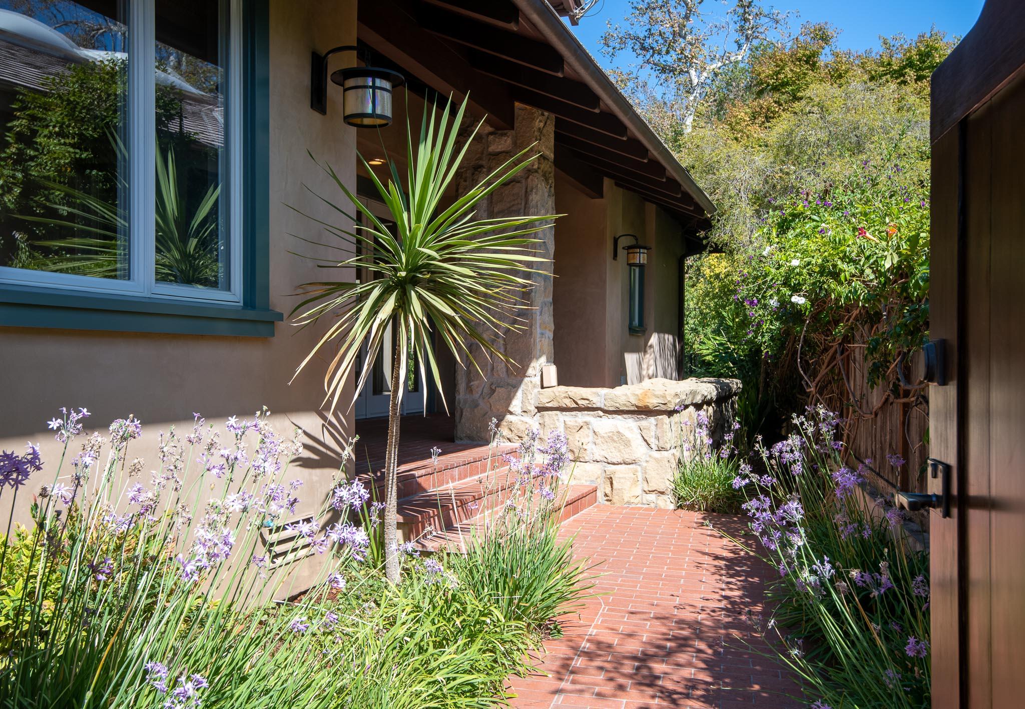 1517 East Valley Road, Unit B Montecito, CA 93108 - Photo 2 of 25 a view of a backyard of the house