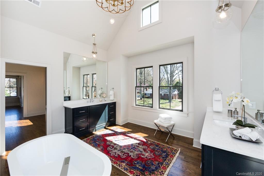 1733 Dunkirk Drive Charlotte, NC 28203 - Photo 5 of 7 a living room with furniture and a fireplace