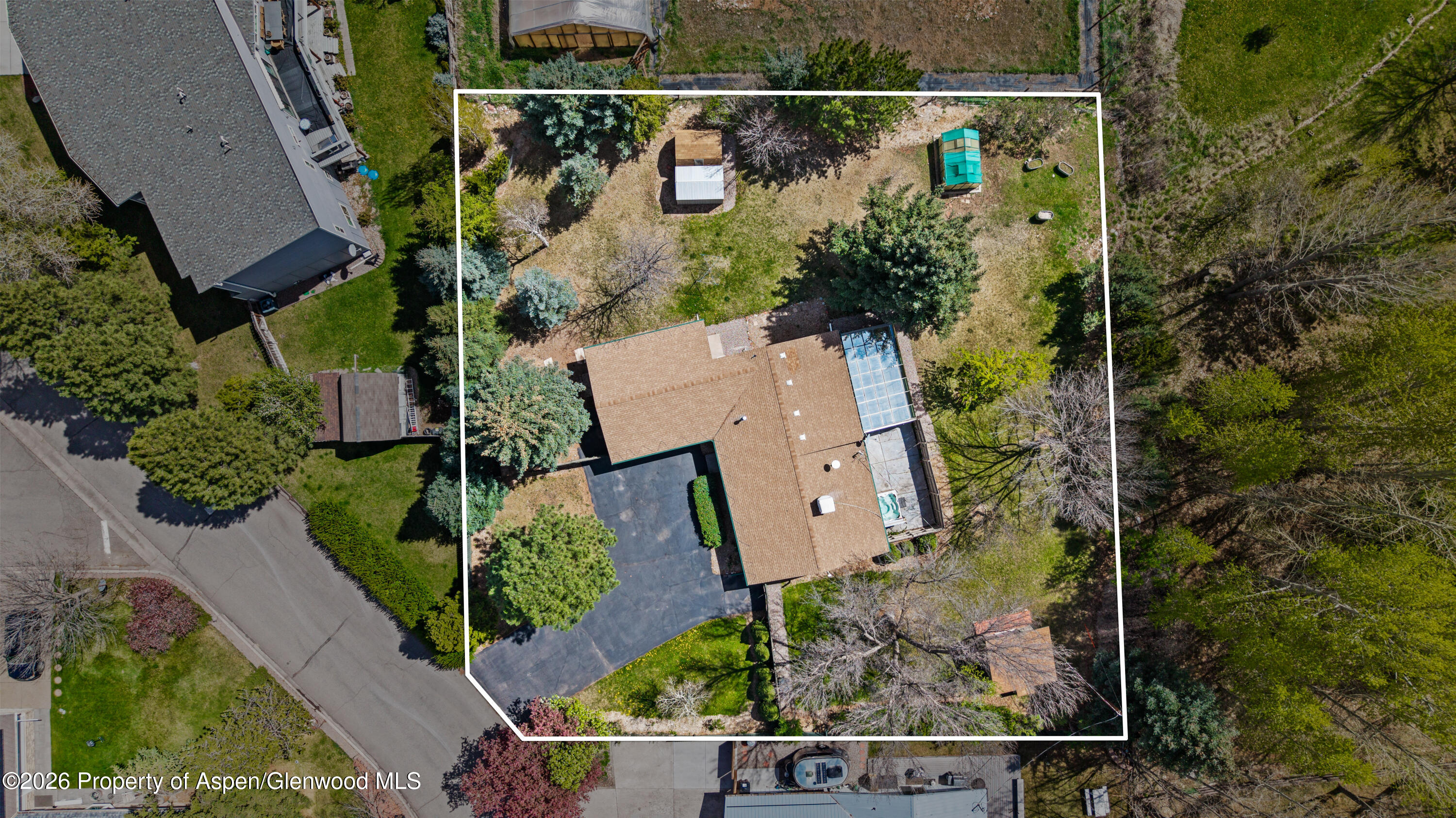 128 Hopi Carbondale, CO 81623 - Photo 2 of 34 an aerial view of a house having outdoor space
