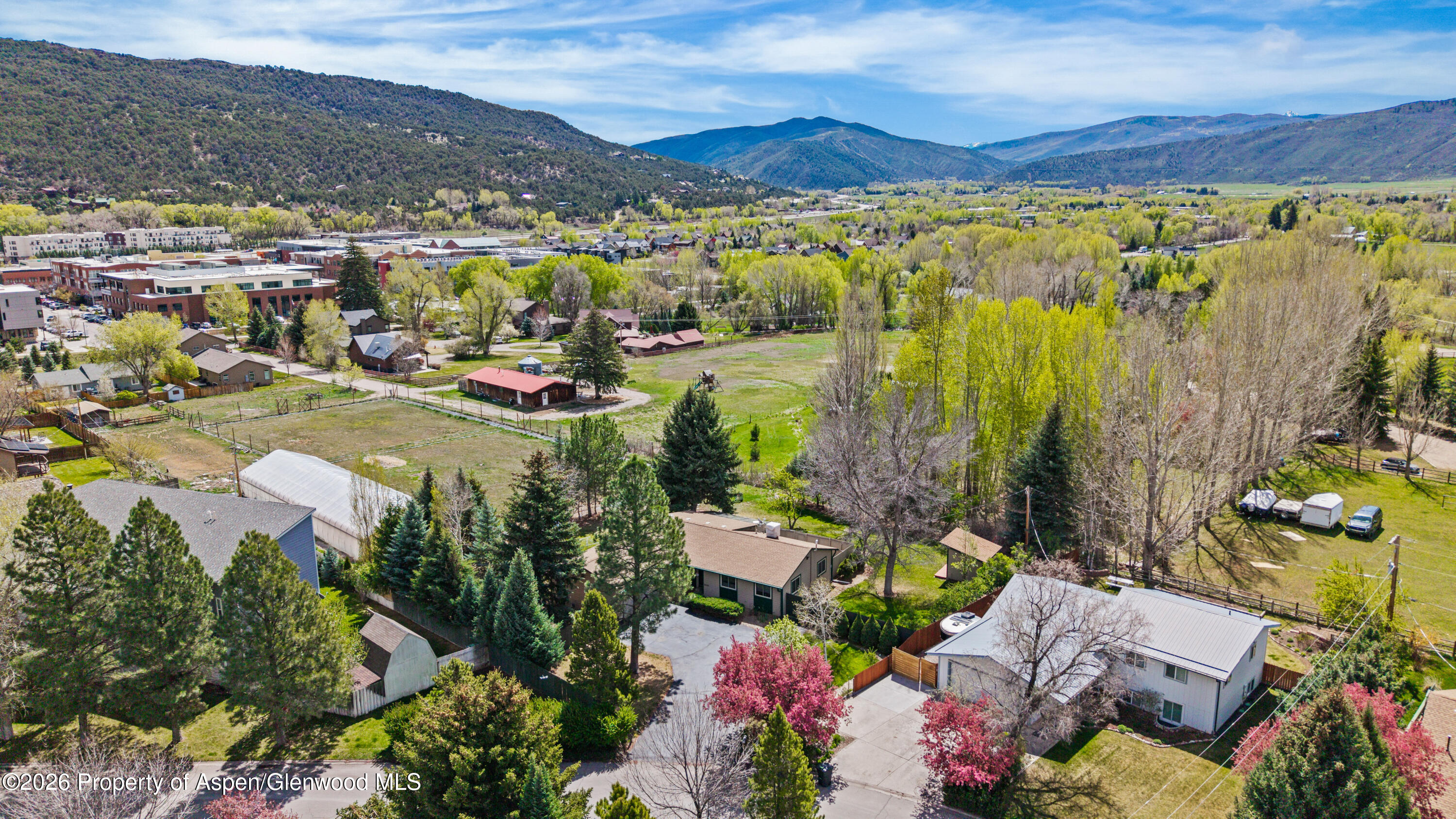 128 Hopi Carbondale, CO 81623 - Photo 3 of 34 an aerial view of residential house with outdoor space and river view