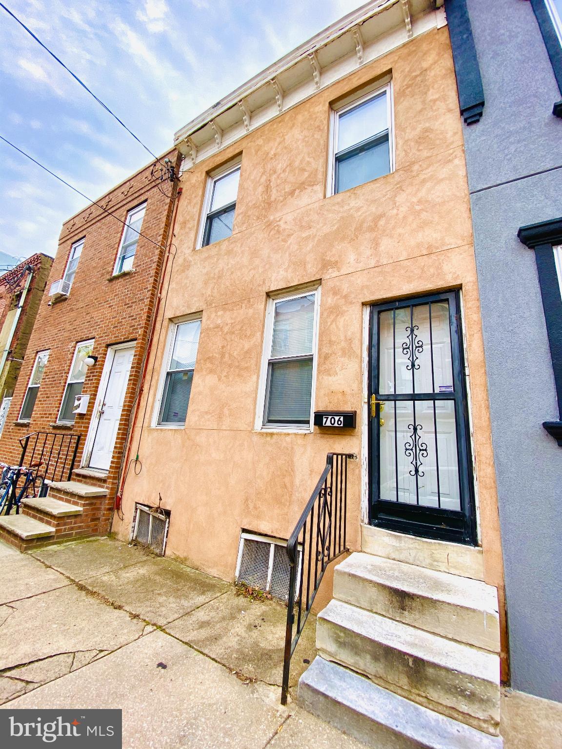 a view of a building with stairs
