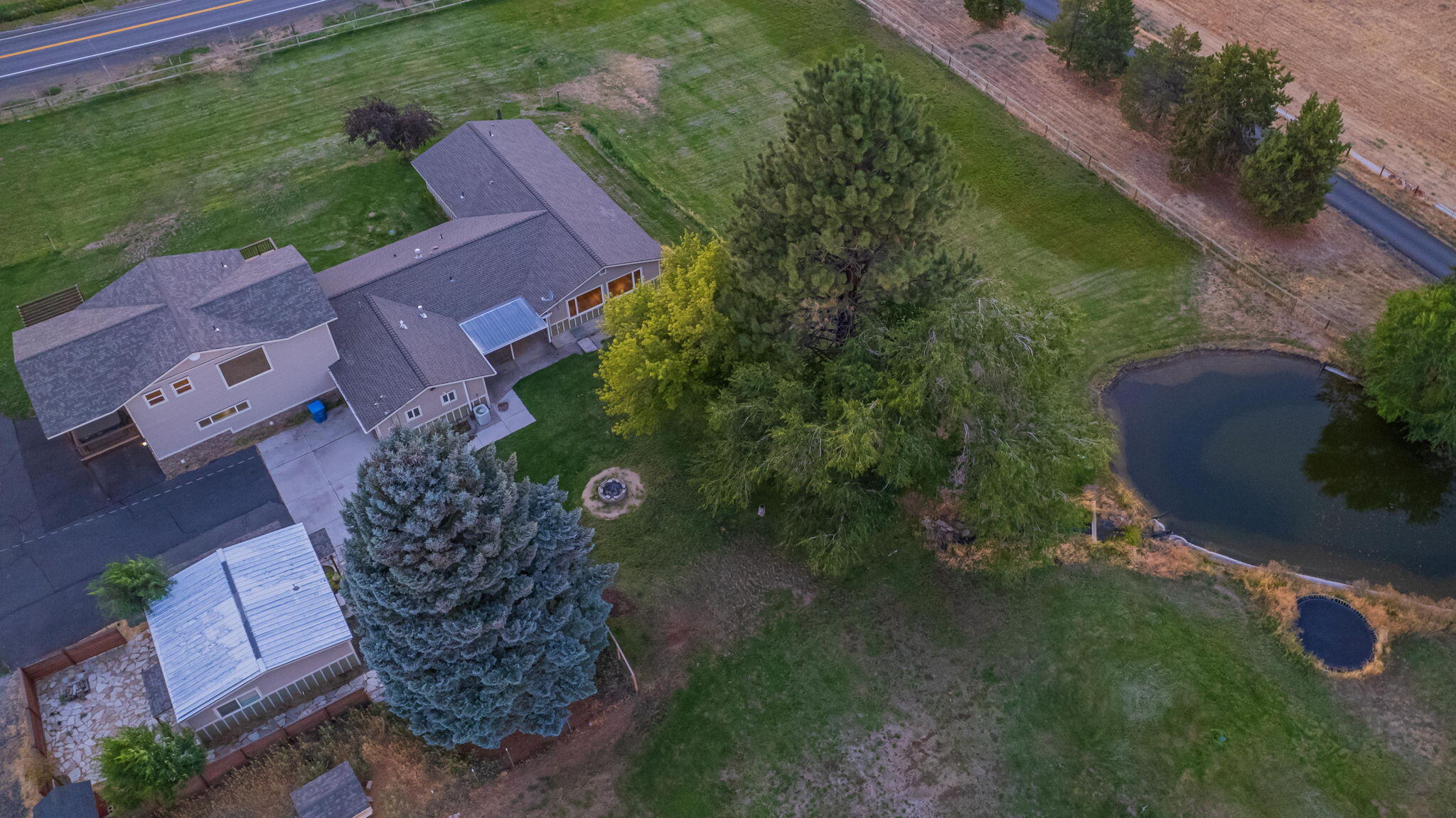 62466 Eagle Road Bend, OR 97701 - Photo 84 of 93 an aerial view of a house with a yard