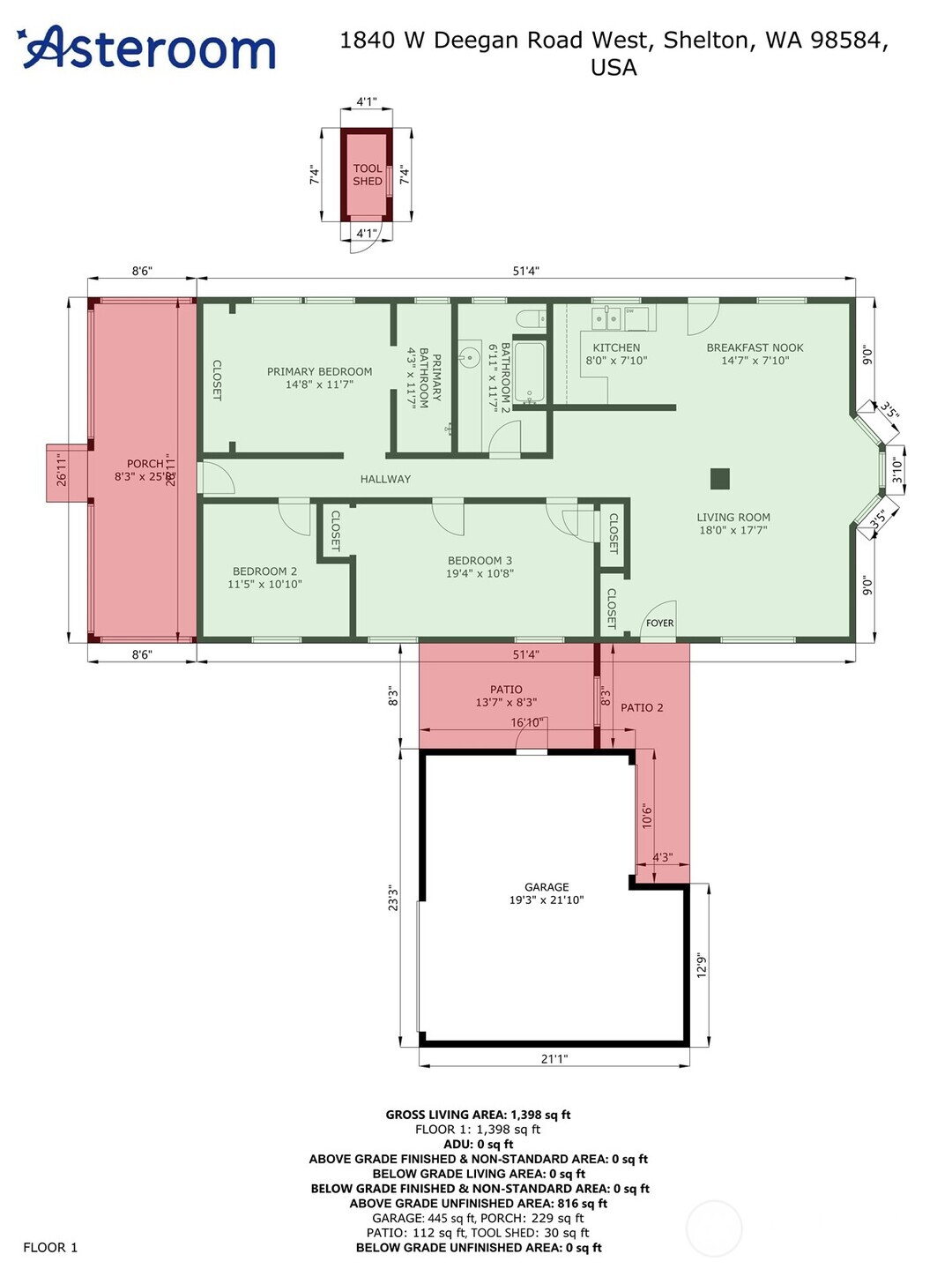 1840 West Deegan Road West Shelton, WA 98584 - Photo 4 of 24 unknown