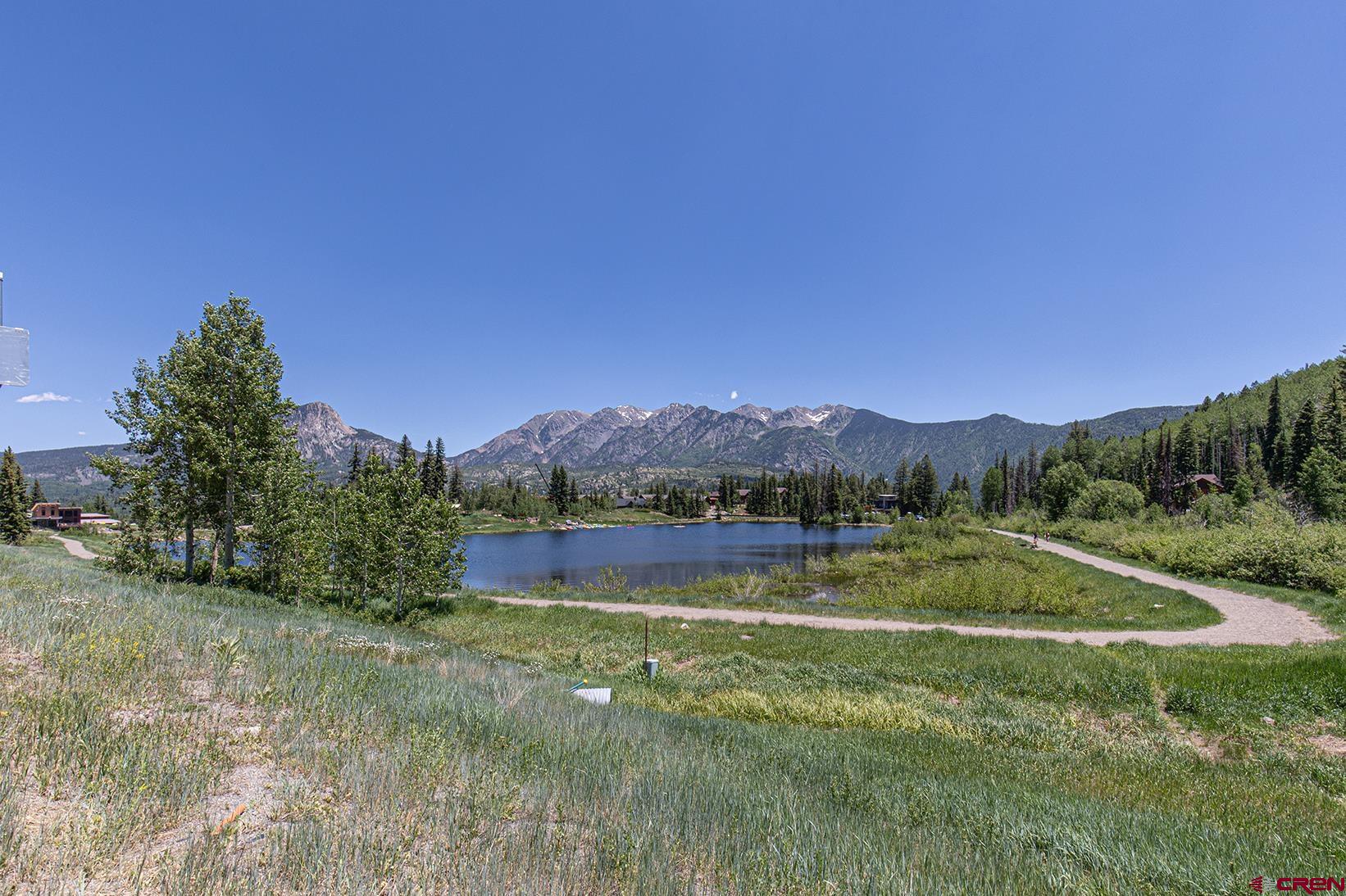 107 Tacoma Drive Durango, CO 81301 - Photo 28 of 29 a view of a backyard with swimming pool and mountains