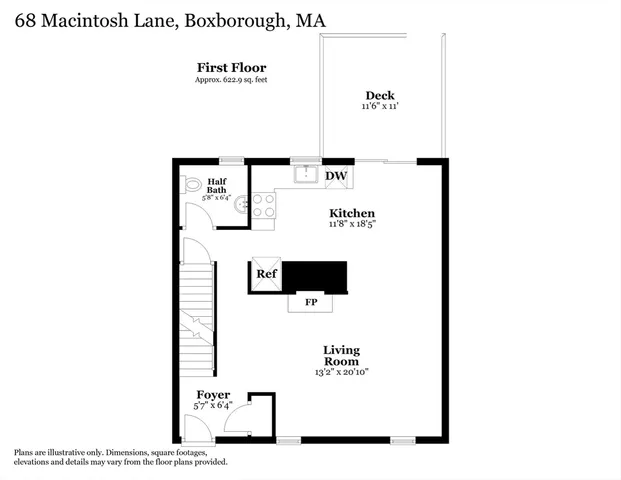 $375,000 | 68 MacIntosh Lane, Unit 68, Boxborough, MA 01719