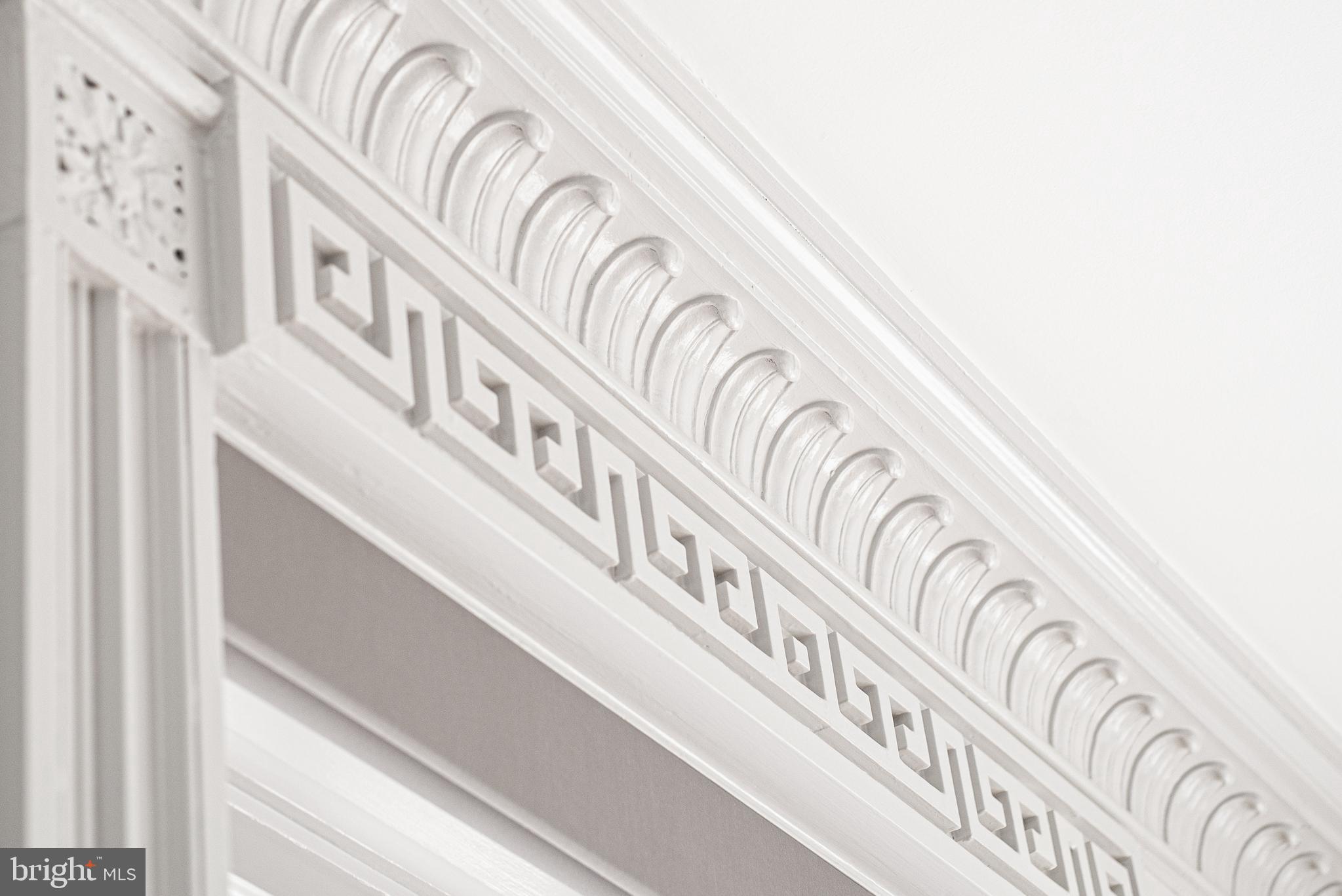 2302 Kalorama Road Northwest Washington, DC 20008 - Photo 8 of 35 Restored Original Mouldings