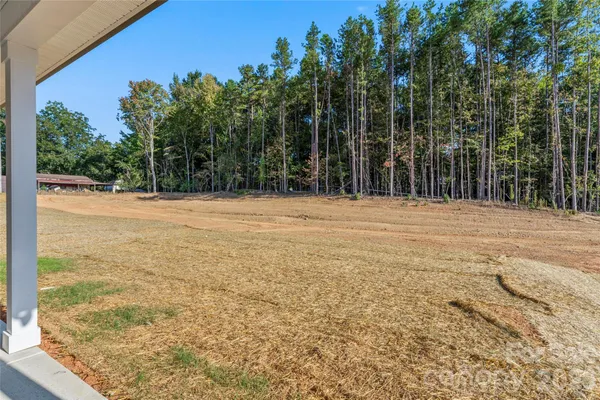a view of an outdoor space and a yard