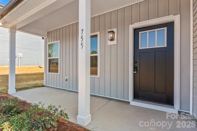 a view of front door