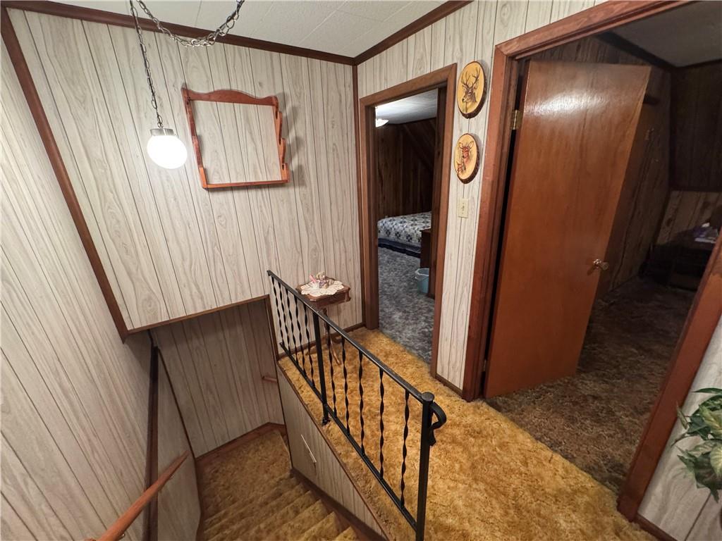 31 Orr Road West Newton, PA 15089 - Photo 11 of 48 a view of a hallway with wooden floor and stairs