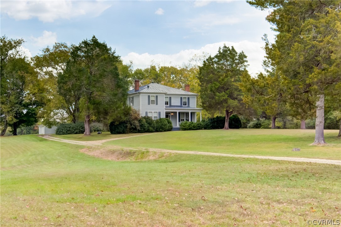 3048 River Road West Goochland, VA 23063 - Photo 46 of 49 a view of the house with a swimming pool