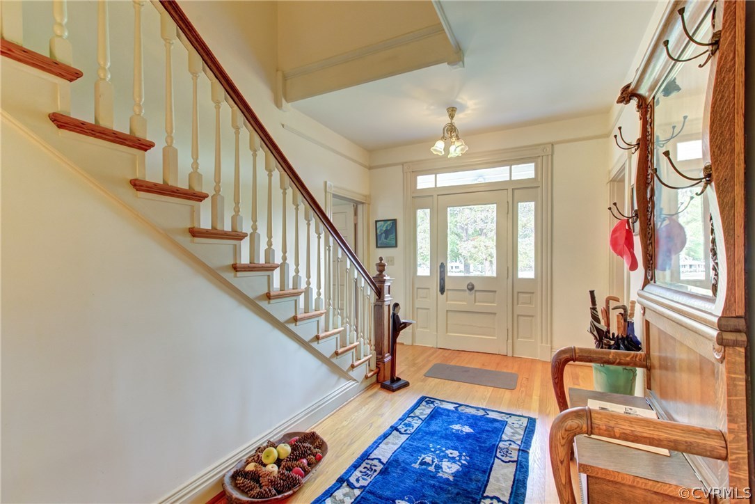 3048 River Road West Goochland, VA 23063 - Photo 7 of 49 a view of entryway with wooden floor and a rug