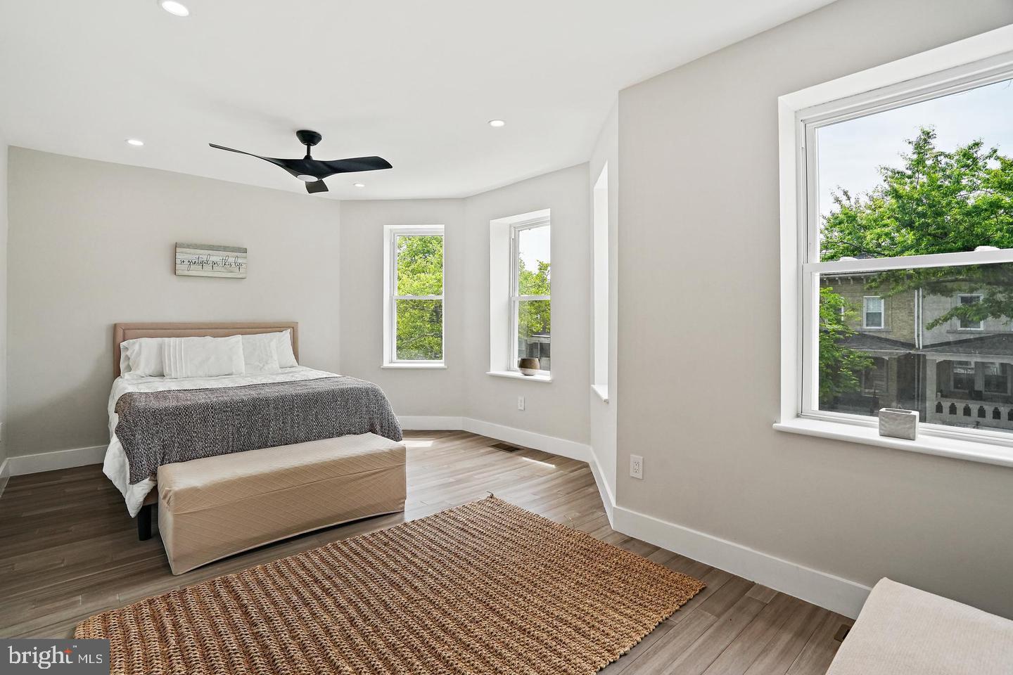 719 Quebec Place Northwest Washington, DC 20010 - Photo 19 of 32 Bright and airy bedroom with natural light.