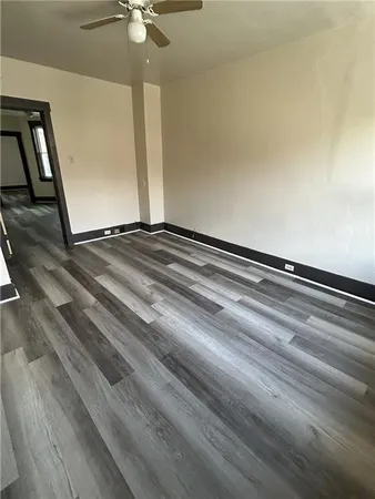a view of a room with staircase