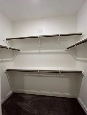 a close view of closet