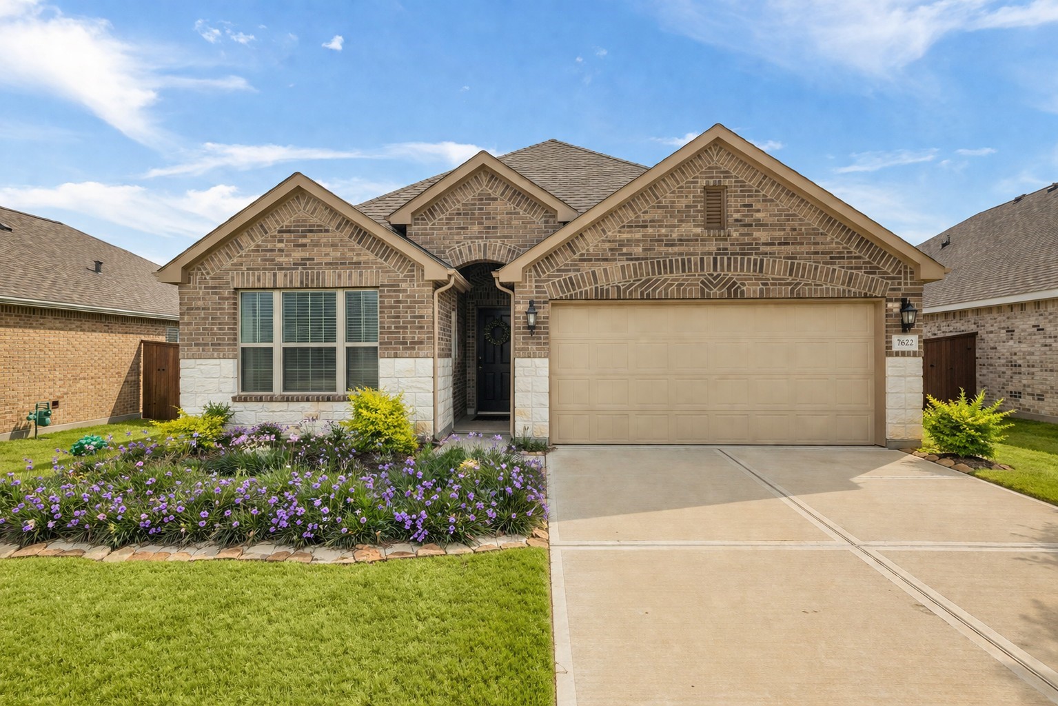 7622 Mistral Lane Baytown, TX 77523 - Photo 2 of 25 Edited to show flowerbed in full bloom