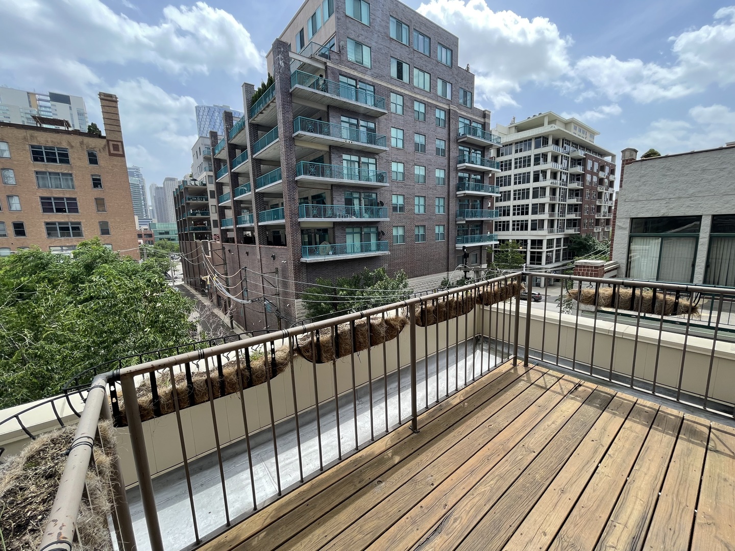 14 North Sangamon Street, Unit 403 Chicago, IL 60607 - Photo 7 of 18 a view of building from balcony