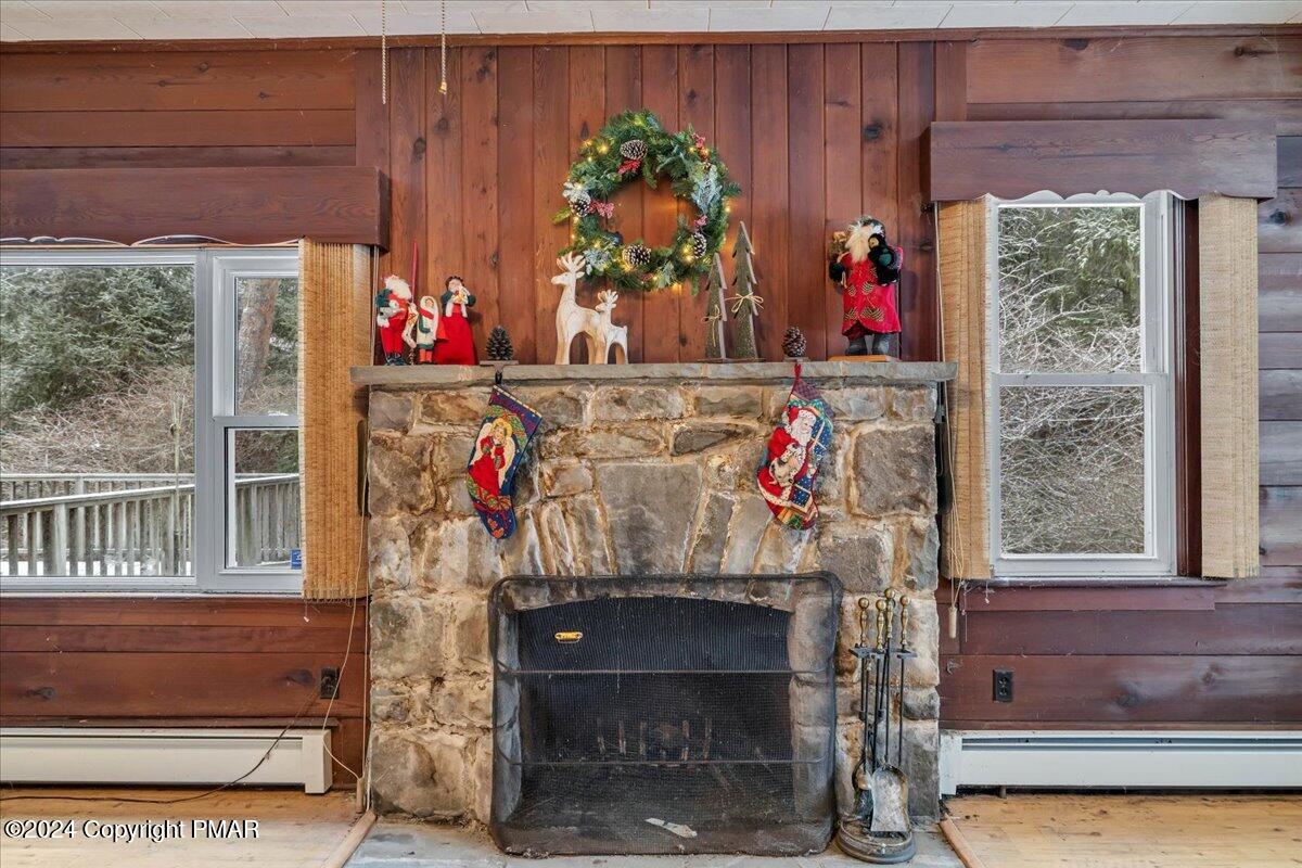 261 Merry Hill Road Mount Pocono, PA 18344 - Photo 14 of 46 261 Beautiful Masonry Fireplace