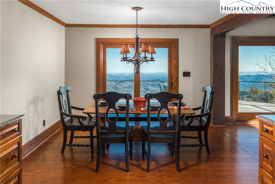 260 Beacon Hill Blowing Rock, NC 28605 - Photo 18 of 47 a dining room with furniture and window