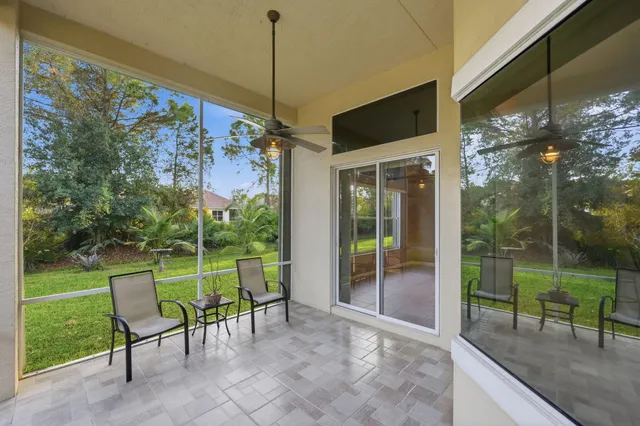 a view of porch with furniture and shower