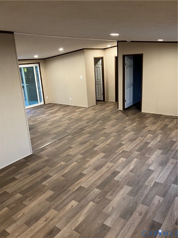 2664 Overton Road Victoria, VA 23974 - Photo 14 of 14 a view of an empty room with wooden floor and a window
