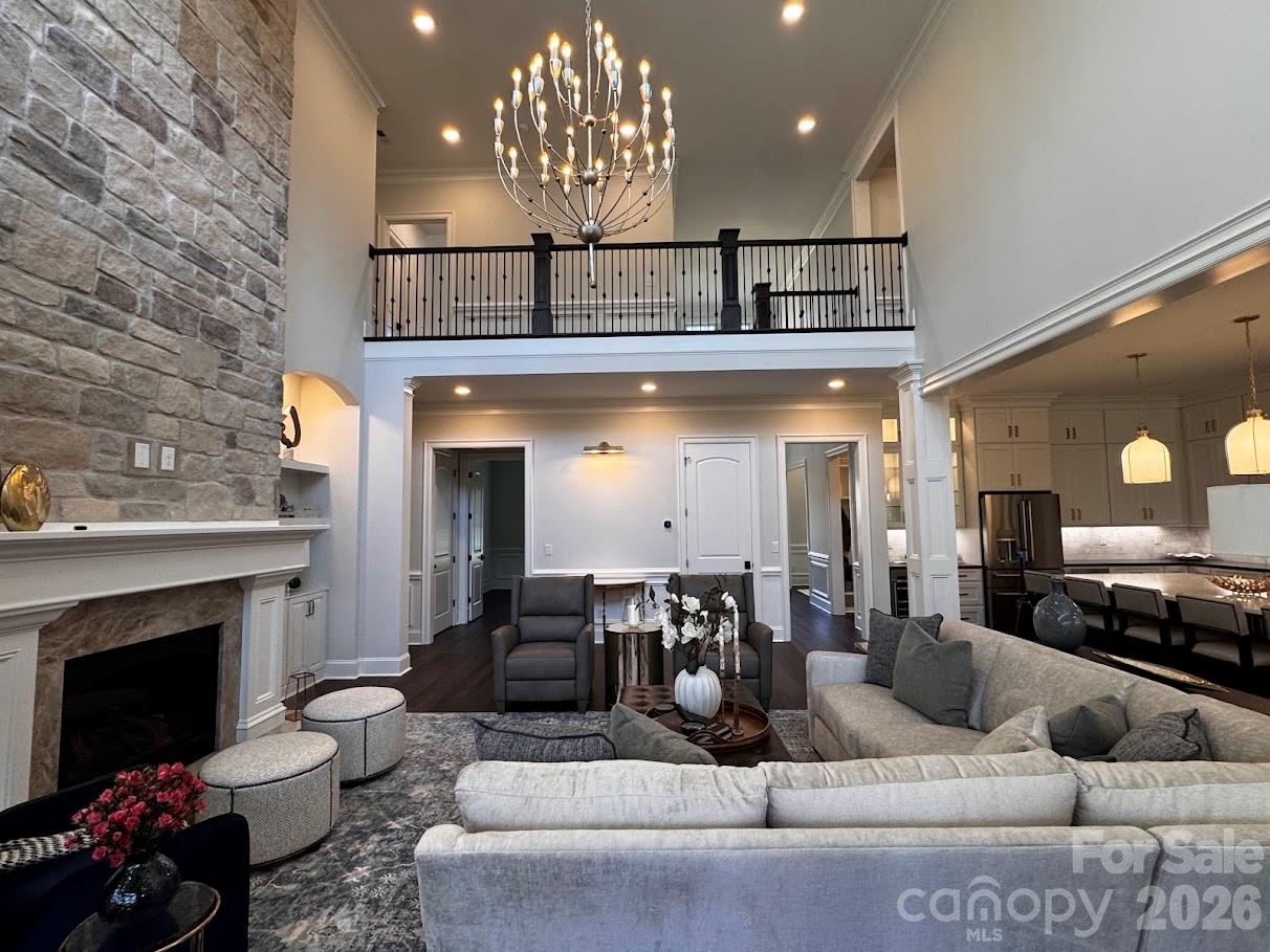 0 Lintel Road, Unit 3 Lancaster, SC 29720 - Photo 14 of 28 a living room with furniture and a chandelier