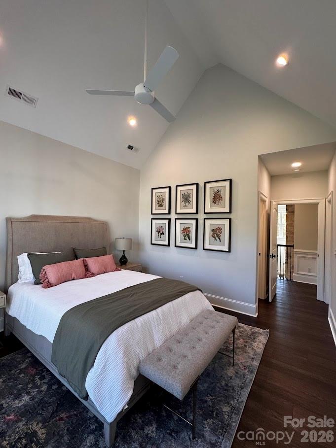 0 Lintel Road, Unit 3 Lancaster, SC 29720 - Photo 9 of 28 a bedroom with a large bed and a chandelier