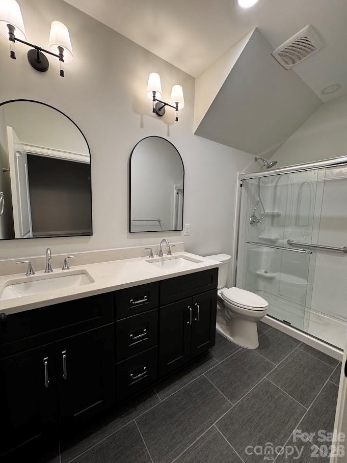 0 Lintel Road, Unit 3 Lancaster, SC 29720 - Photo 10 of 28 a bathroom with a double vanity sink and a mirror