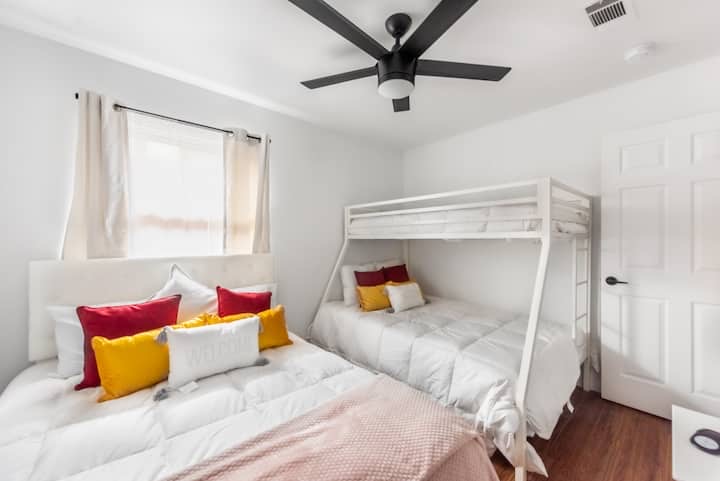 5700 Signal Point Austin, TX 78724 - Photo 11 of 16 Bedroom featuring wood finished floors and ceiling fan