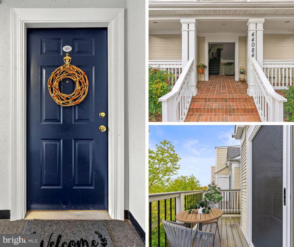 44084 Natalie Terrace, Unit 301 Ashburn, VA 20147 - Photo 4 of 59 a view of a house with a porch