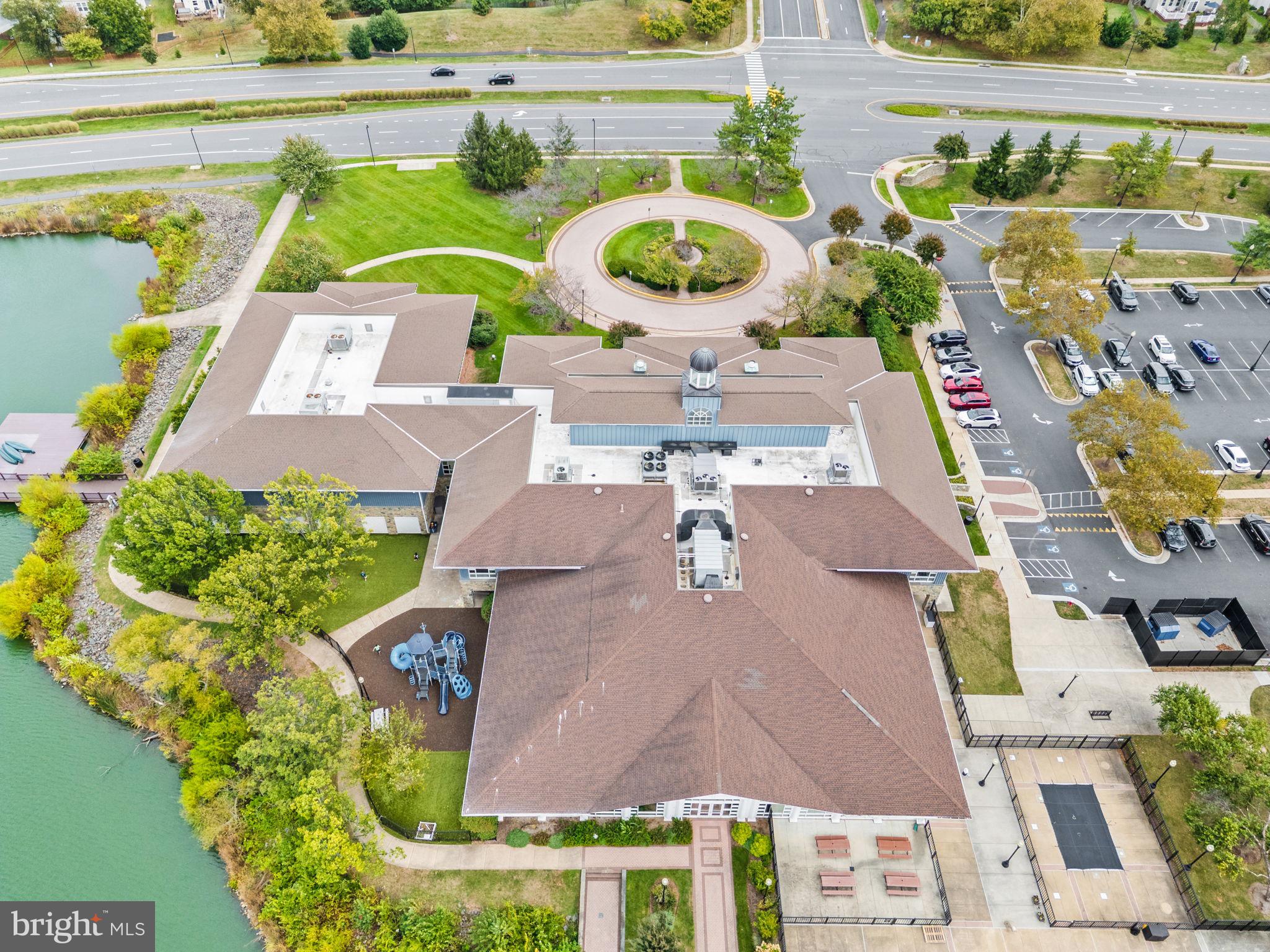 44084 Natalie Terrace, Unit 301 Ashburn, VA 20147 - Photo 52 of 59 an aerial view of a house with a ocean view