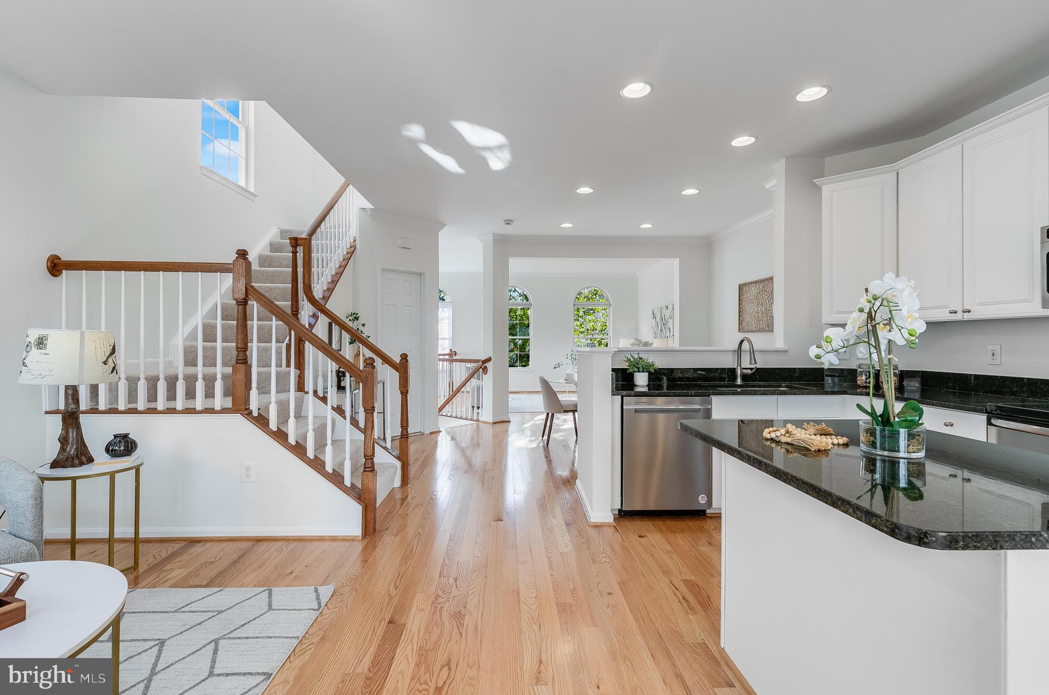 5454 Patuxent Way Alexandria, VA 22312 - Photo 28 of 51 View of living room/dining room from kitchen