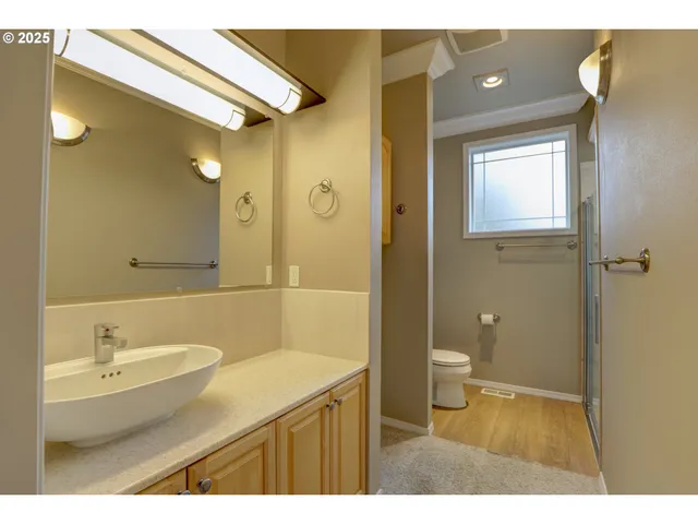 a view of bathroom with shower