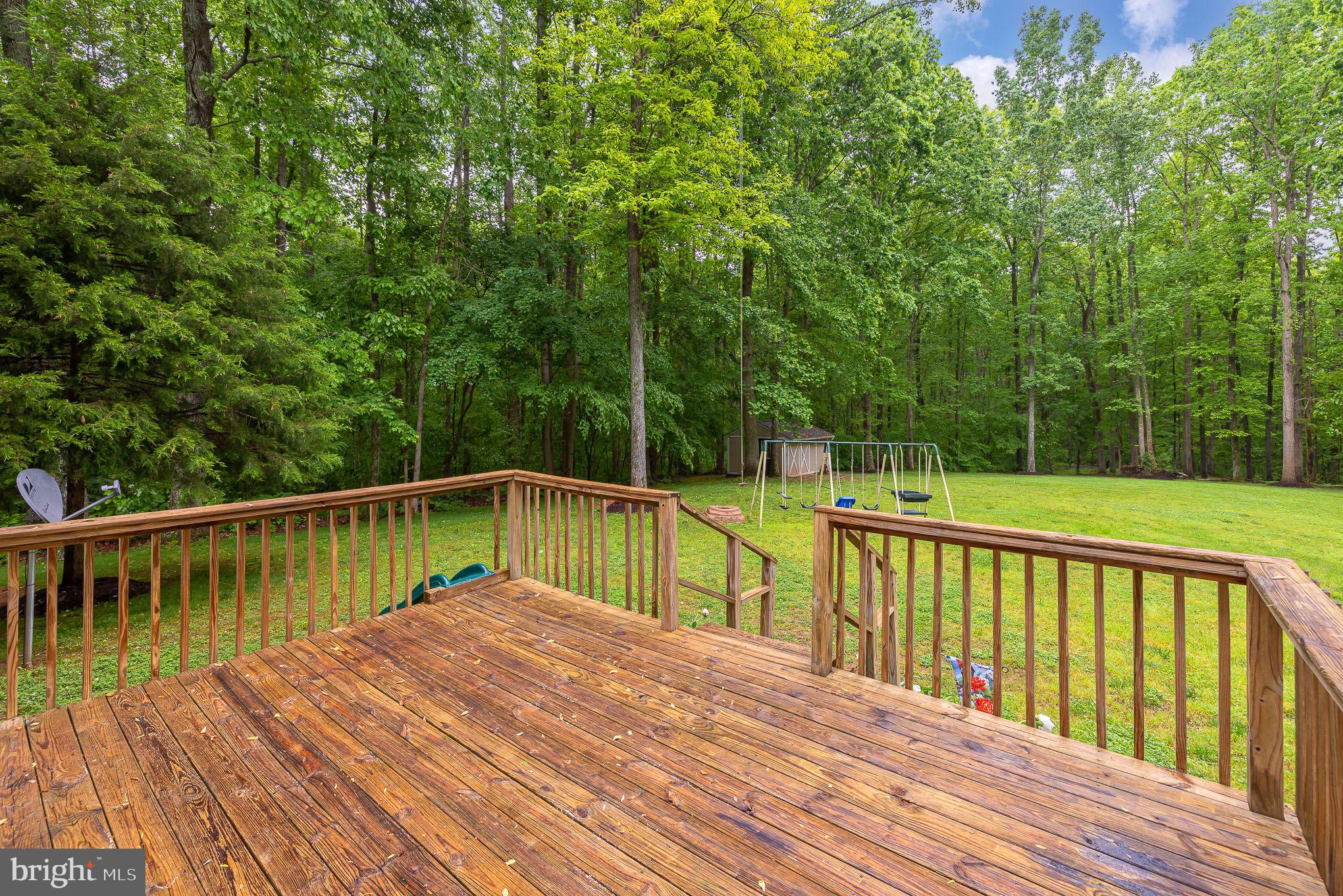 11020 Edenton Road Partlow, VA 22534 - Photo 25 of 33 Deck and Yard View