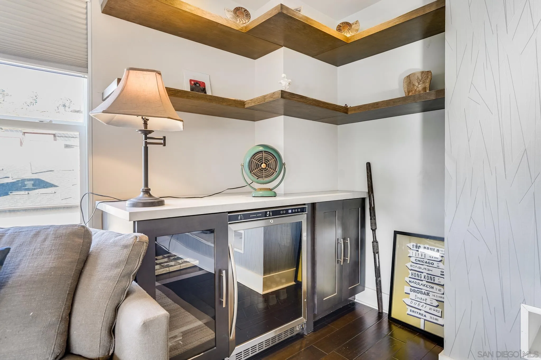 7803 Inception Way San Diego, CA 92108 - Photo 29 of 37 a front view of a house with entryway and wooden floor