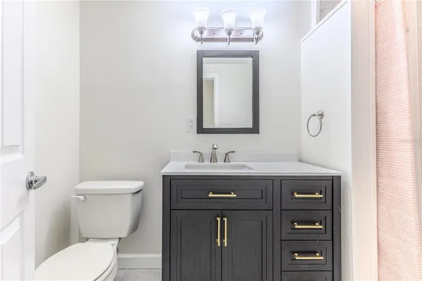 a backyard of a house