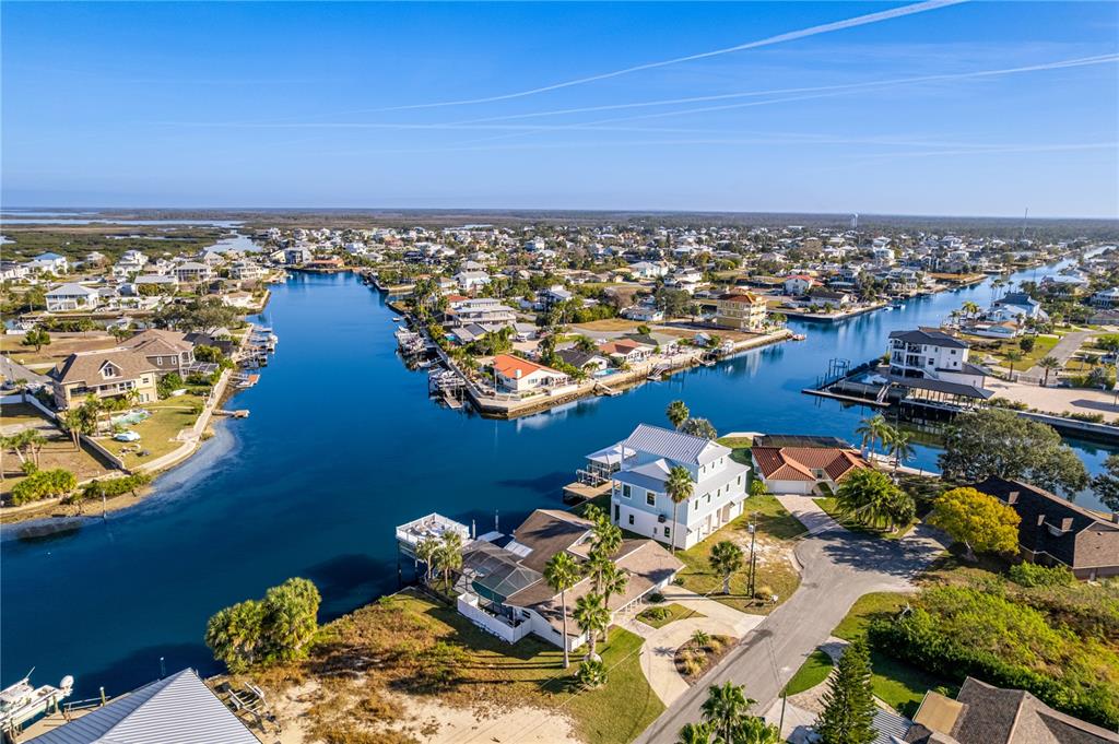 3409 Gulf Winds Circle Hernando Beach, FL 34607 - Photo 50 of 84 an aerial view of a house with a ocean view