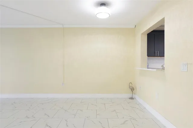 a view of a city from a living room