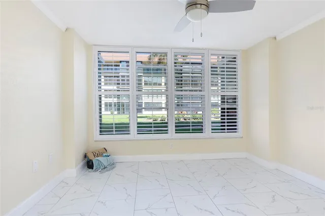 a view of a lake with a mountain