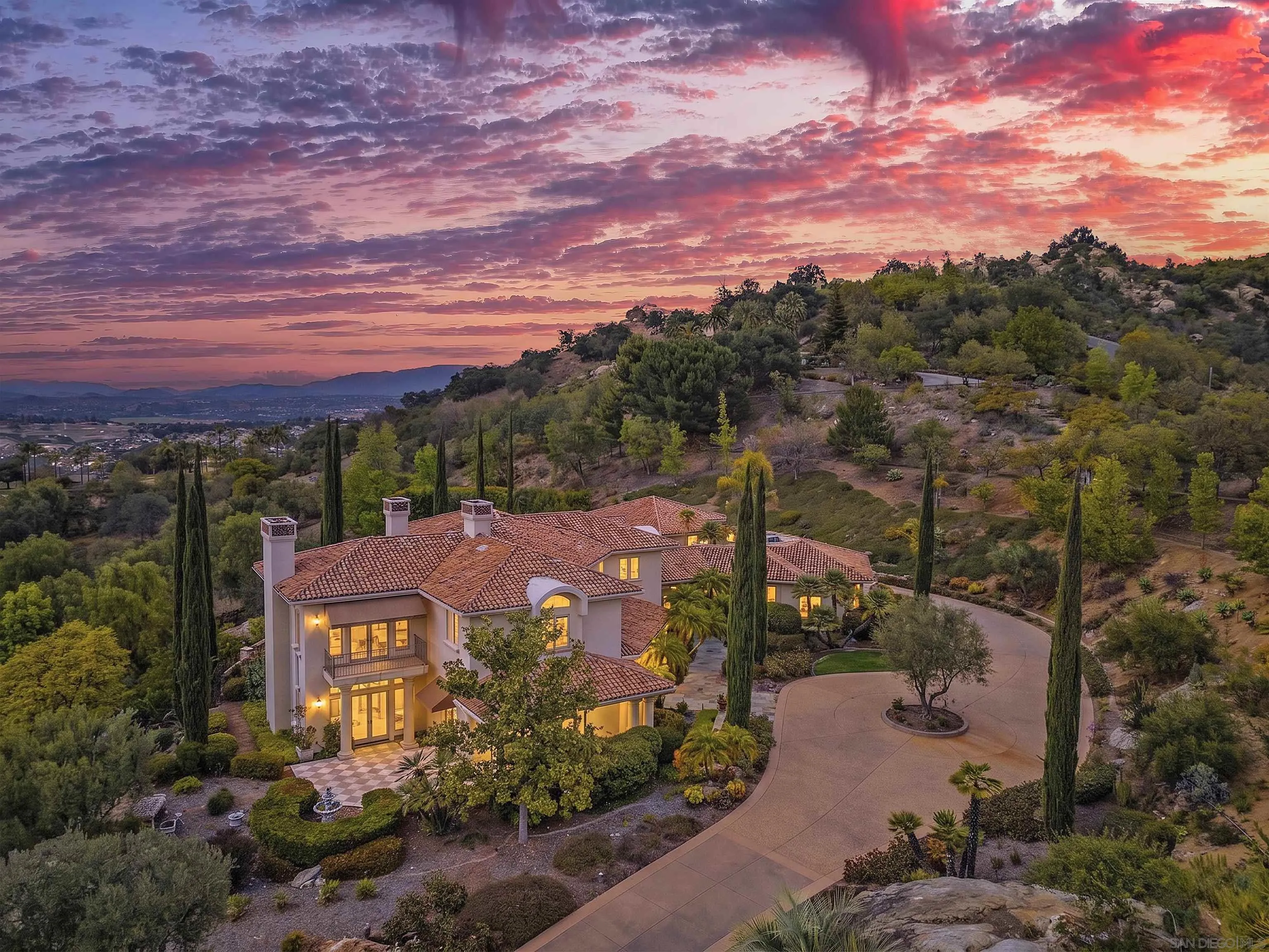 14440 Ridge Ranch Road Valley Center, CA 92082 - Photo 11 of 73 a view of a city with a houses