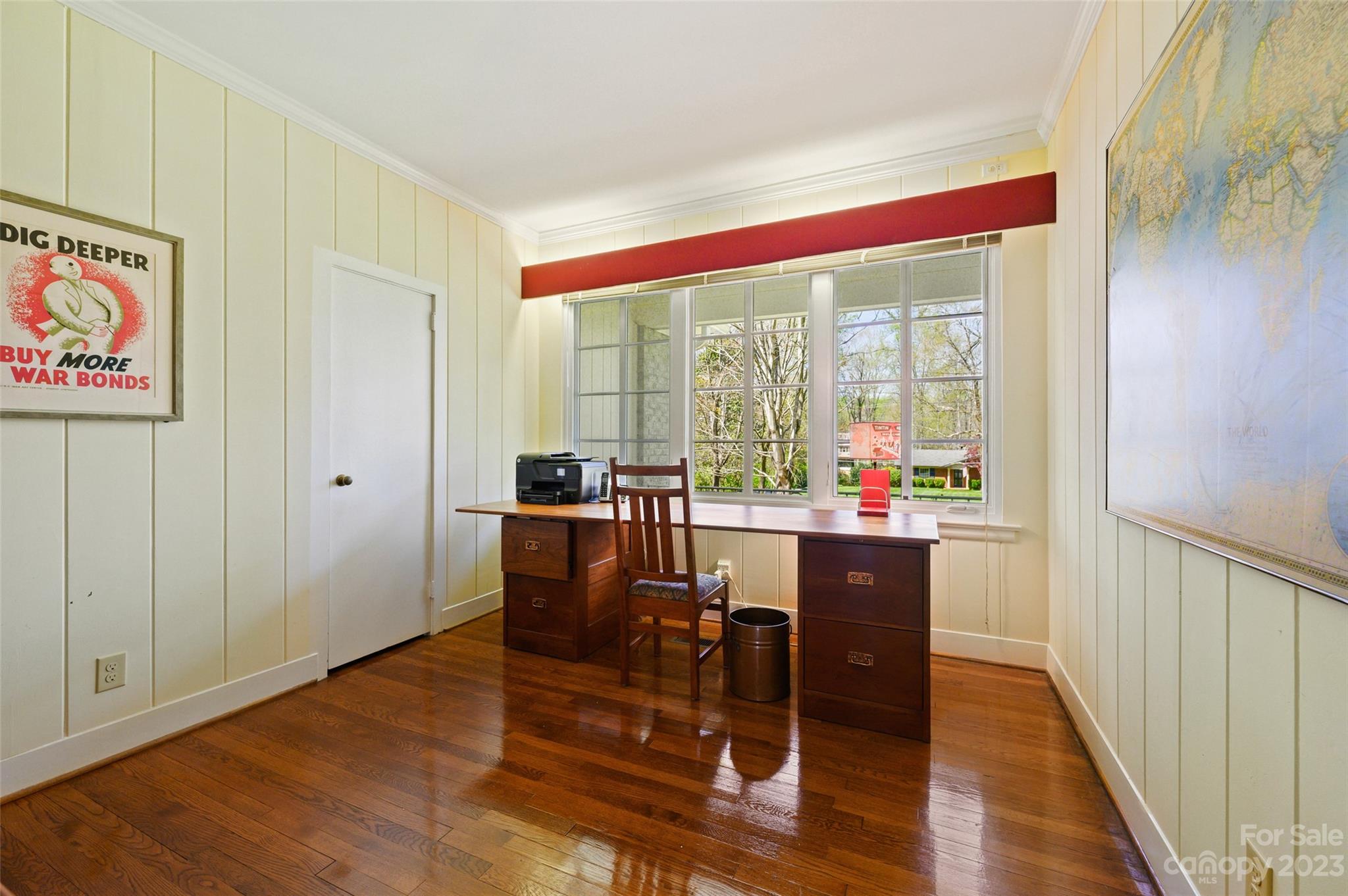 246 Shasta Lane Charlotte, NC 28211 - Photo 20 of 48 a view of a dining room with furniture window and wooden floor