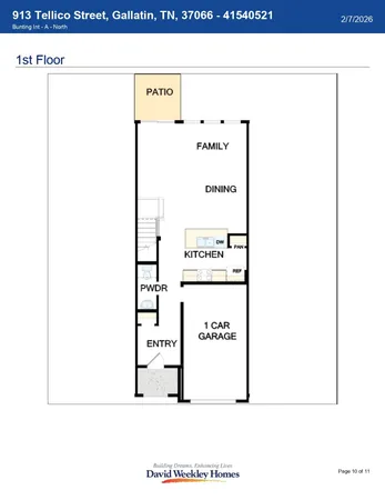 $315,990 | 913 Tellico Street, Gallatin, TN 37066