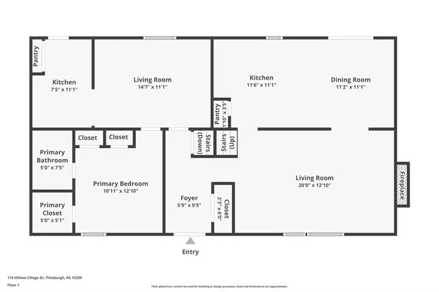 $338,500 | 115 Willow Village Drive, Pittsburgh, PA 15239